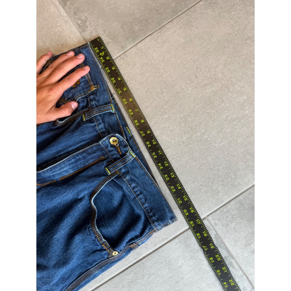 Vintage Rocawear Baggy Embroidered Jeans Y2K Streetwear Wide Leg Blue 32x30 - Picture 5 of 9